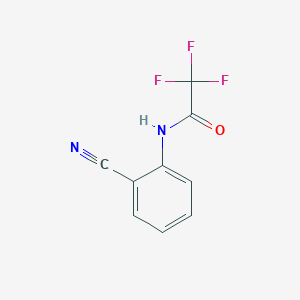 molecular formula C9H5F3N2O B1638875 N-(2-cyanophenyl)-2,2,2-trifluoroacetamide 