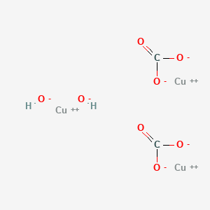 molecular formula C2H2Cu3O8 B1638891 Azurite CAS No. 1319-45-5