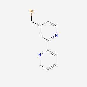 molecular formula C11H9BrN2 B1638901 4-(Bromomethyl)-2-pyridin-2-ylpyridine 