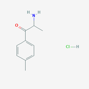 molecular formula C10H14ClNO B163892 2-Amino-1-(4-methylphenyl)propan-1-one hydrochloride CAS No. 6941-17-9