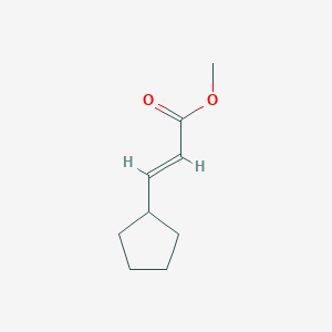 molecular formula C9H14O2 B1638925 Methyl (2E)-3-cyclopentylprop-2-enoate CAS No. 136823-41-1