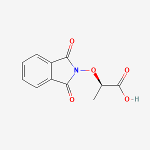 Propanoic acid, 2-[(1,3-dihydro-1,3-dioxo-2H-isoindol-2-YL)oxy]-, (2R)-