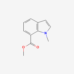 molecular formula C11H11NO2 B1638958 methyl 1-methyl-1H-indole-7-carboxylate CAS No. 167479-21-2
