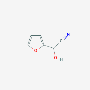 molecular formula C6H5NO2 B1638969 2-Furanacetonitrile, alpha-hydroxy- 
