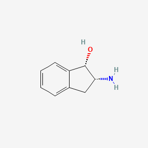 molecular formula C9H11NO B1638985 (1S,2R)-2-amino-2,3-dihydro-1H-inden-1-ol 