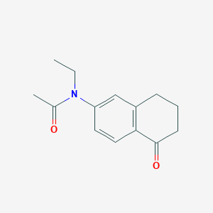 N-ethyl-N-(5-oxo-5,6,7,8-tetrahydronaphthalen-2-yl)acetamide
