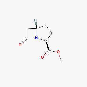 molecular formula C8H11NO3 B1639022 methyl (2S,5S)-7-oxo-1-azabicyclo[3.2.0]heptane-2-carboxylate 