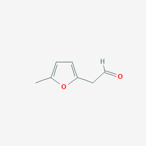 molecular formula C7H8O2 B1639046 2-Furanacetaldehyde, 5-methyl- 