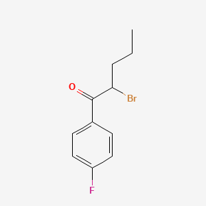 1-Pentanone, 2-bromo-1-(4-fluorophenyl)-