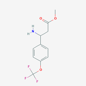 Methyl 3-amino-3-(4-trifluoromethoxyphenyl)propionate