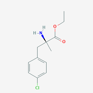 molecular formula C12H16ClNO2 B1639058 Ethyl (2S)-2-amino-3-(4-chlorophenyl)-2-methylpropanoate 
