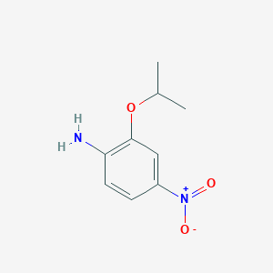 molecular formula C9H12N2O3 B1639065 2-(1-Methylethoxy)-4-nitroaniline 
