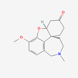 (1R,12S)-9-Methoxy-4-methyl-11-oxa-4-azatetracyclo[8.6.1.01,12.06,17]heptadeca-6(17),7,9-trien-14-one