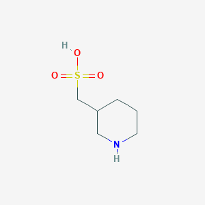 molecular formula C6H13NO3S B1639118 3-Piperidinemethanesulfonic acid 