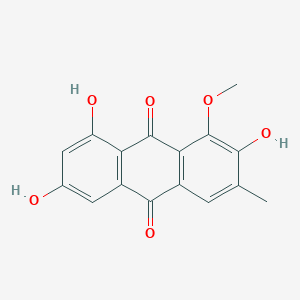 molecular formula C16H12O6 B1639126 2,6,8-Trihydroxy-1-methoxy-3-methylanthracene-9,10-dione CAS No. 346434-45-5