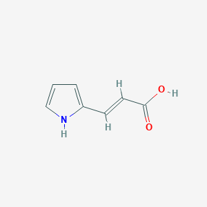 molecular formula C7H7NO2 B1639130 (E)-3-(1H-Pyrrol-2-YL)acrylic acid CAS No. 178992-37-5