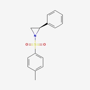 molecular formula C15H15NO2S B1639147 (2R)-1-(4-methylphenyl)sulfonyl-2-phenylaziridine 