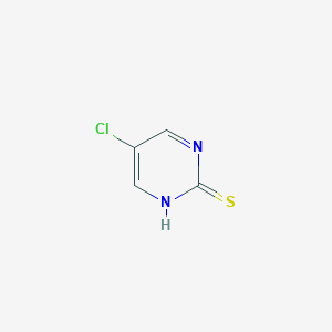 molecular formula C4H3ClN2S B1639151 5-氯嘧啶-2(1H)-硫酮 CAS No. 34772-97-9