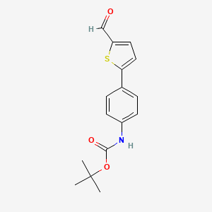 tert-Butyl (4-(5-formylthiophen-2-yl)phenyl)carbamate