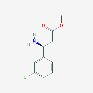 Methyl (3S)-3-amino-3-(3-chlorophenyl)propanoate