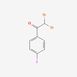 molecular formula C8H5Br2IO B1639170 2,2-Dibromo-1-(4-iodophenyl)ethanone 