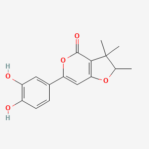 molecular formula C16H16O5 B1639181 Saropyrone 