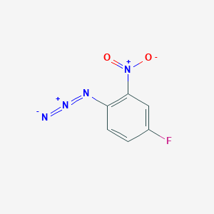 molecular formula C6H3FN4O2 B1639185 2-Nitro-4-fluoro-phenylazide 