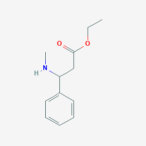 Ethyl 3-(methylamino)-3-phenylpropanoate