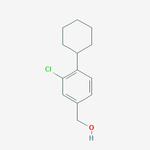 (3-Chloro-4-cyclohexylphenyl)methanol