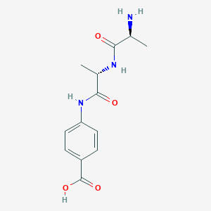 4-[[(2S)-2-[[(2S)-2-aminopropanoyl]amino]propanoyl]amino]benzoic Acid