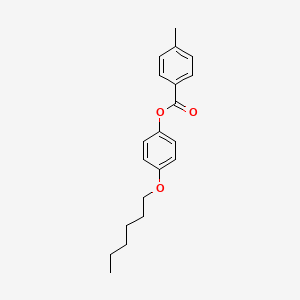 molecular formula C20H24O3 B1639520 (4-Hexoxyphenyl) 4-methylbenzoate 