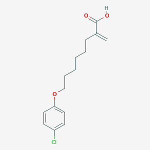 8-(4-Chlorophenoxy)-2-methylideneoctanoic acid