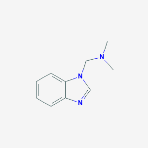 molecular formula C10H13N3 B163961 1-(benzimidazol-1-yl)-N,N-dimethylmethanamine CAS No. 129996-40-3
