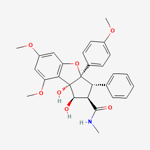molecular formula C28H29NO7 B1639615 去甲罗卡酰胺 