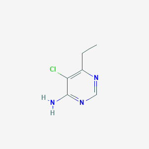 molecular formula C6H8ClN3 B163964 5-氯-6-乙基嘧啶-4-胺 CAS No. 130129-59-8
