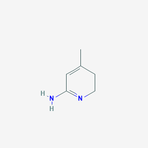 molecular formula C6H10N2 B1639642 4-Methyl-1,2,5,6-tetrahydropyridine-2-imine 