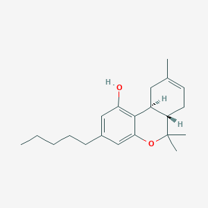 molecular formula C21H30O2 B1639677 (6aS,10aS)-6,6,9-trimethyl-3-pentyl-6a,7,10,10a-tetrahydrobenzo[c]chromen-1-ol 