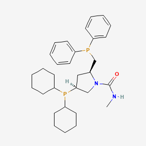 (2S,4S)-(-)-2-(Diphenylphosphinomethyl)-4-(dicyclohexylphosphino)-N-methyl-1-pyrrolidinecarboxamide