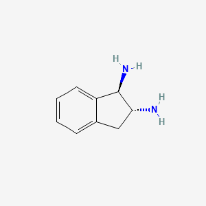 molecular formula C9H12N2 B1639715 (1R,2R)-2,3-Dihydro-1H-indene-1,2-diamine 