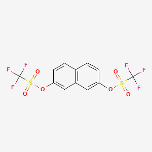 Naphthalene-2,7-diyl bis(trifluoromethanesulfonate)