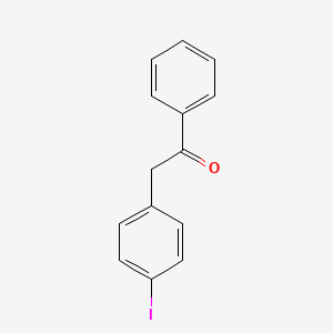 molecular formula C14H11IO B1639757 2-(4-iodophenyl)-1-phenylEthanone 