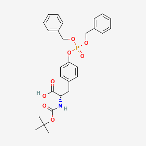 molecular formula C28H32NO8P B1639761 Boc-Tyr(po3bzl2)-OH 