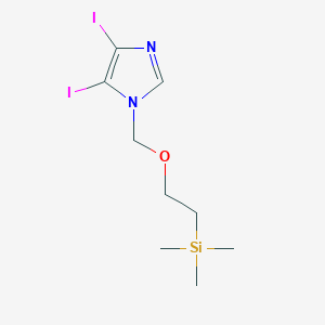 4,5-diiodo-1-(2-trimethylsilanyl-ethoxymethyl)-1H-imidazole