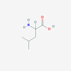 molecular formula C6H13NO2 B1639775 DL-Leucine-2-D1 