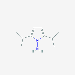 molecular formula C10H18N2 B1639776 2,5-Diisopropyl-1H-pyrrol-1-amine 