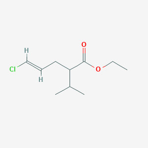 molecular formula C10H17ClO2 B1639781 (4E)-5-chloro-2-(1-methylethyl)-4-Pentenoic acid ethyl ester 