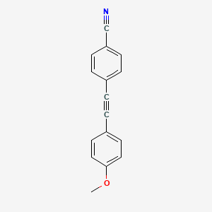 molecular formula C16H11NO B1639798 4-(4-Methoxy-phenylethynyl)-benzonitrile 