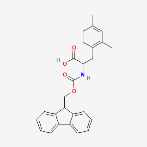 molecular formula C26H25NO4 B1639822 Fmoc-2,4-Dimethyl-dl-Phenylalanin CAS No. 883568-17-0