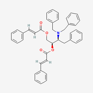 (2R,3S)-O,O-Dicinamoyl-3-dibenzylamino-4-phenylbutane-1,2-diol