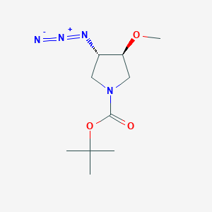 Tert-butyl (3S,4S)-3-azido-4-methoxypyrrolidine-1-carboxylate